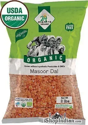 24 Mantra Organic Masoor Dal (Red Lentil)