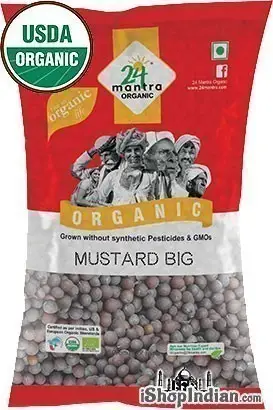 24 Mantra Organic Mustard Seeds (Big)