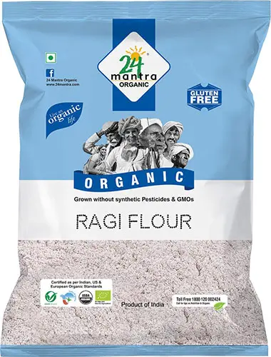 24 Mantra Organic Ragi (Finger Millet) Flour
