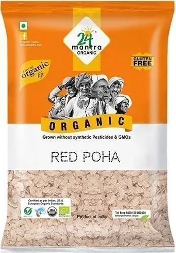 24 Mantra Organic Red Rice Poha