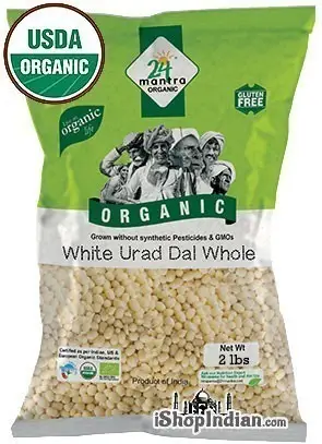 24 Mantra Organic Urad Whole Without Skin