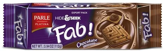 Parle Hide And Seek Fab!   Chocolate Cream Sandwich Cookies