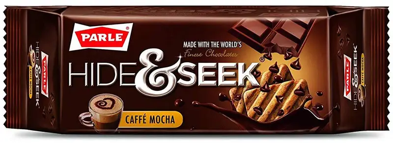 Parle Hide And Seek Caffe Mocha Chocolate Chip Cookies