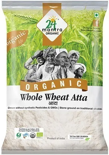 24 Mantra Organic Whole Wheat Flour (Atta)