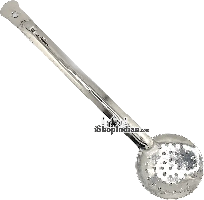 Slotted Deep Fry Skimmer (jara)   Stainless Steel   Medium