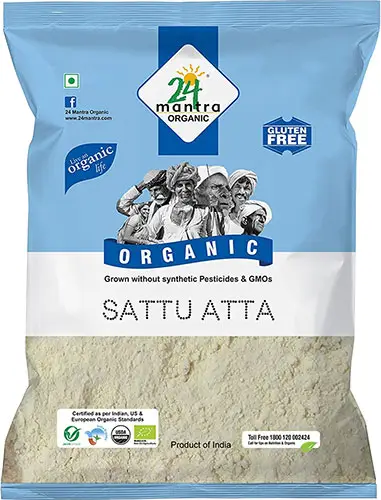 24 Mantra Organic Sattu Flour (Roasted Gram Flour)