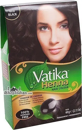 Vatika Henna Hair Colors   Rich Black