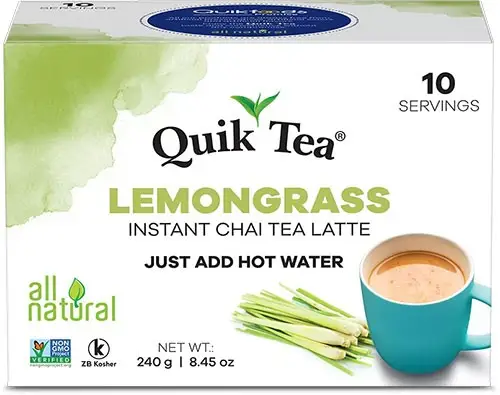 Quik Tea   Instant Lemongrass Chai