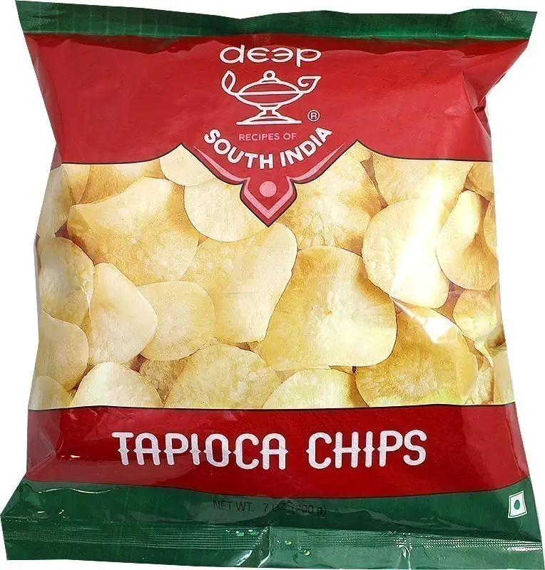 Deep South India Tapioca Chips (Plain)