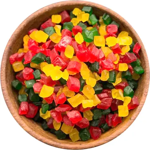 Tutti Frutti Mix (Colored Papaya Pieces)