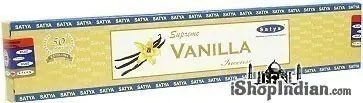 Satya Supreme Vanilla Incense