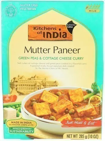 Kitchens Of India Mutter Paneer   Green Peas And Cottage Cheese Curry (Ready To Eat)
