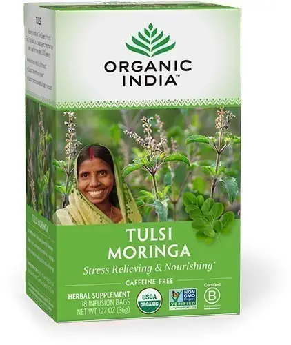 Organic India Tulsi Moringa Tea