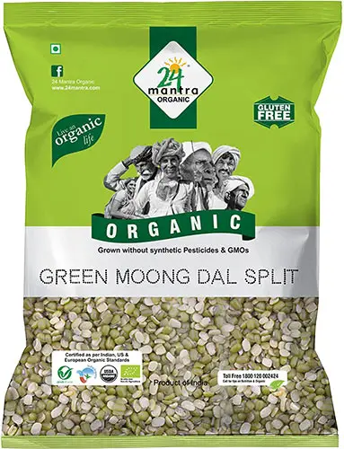 24 Mantra Organic Moong Split (Split Mung Beans)