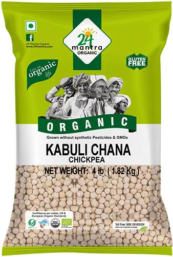 24 Mantra Organic Chick Peas / Kabuli Chana / Garbanzos