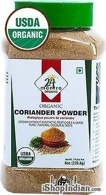 24 Mantra Organic Coriander Powder  Jar