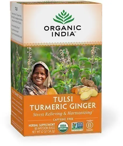 Organic India Tulsi Turmeric Ginger Tea