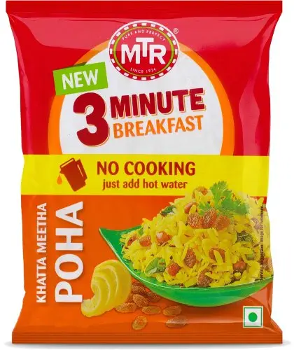 MTR 3 Minute Breakfast   Khatta Meetha Poha