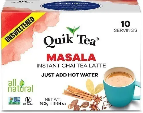 Quik Tea   Instant Masala Chai (10 Pack)   Unsweetened