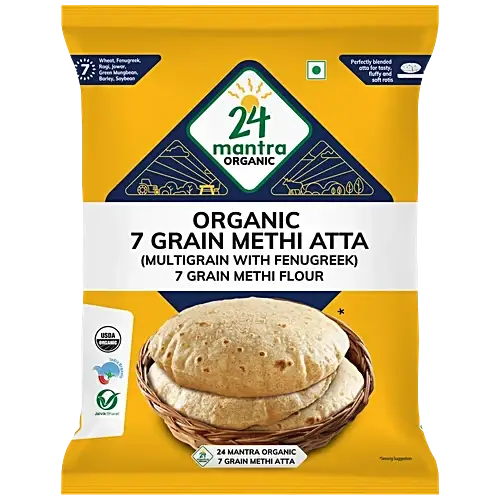24 Mantra Organic 7 Grain Methi Atta / Flour