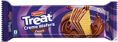 Britannia Treat Creme Wafers   Chocolate