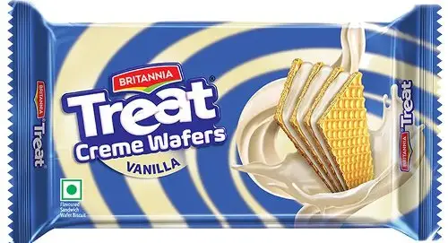 Britannia Treat Creme Wafers   Vanilla