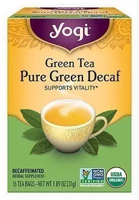Yogi Green Tea   Pure Green Decaf Tea