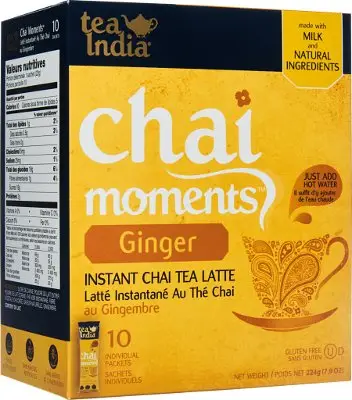 Tea India Chai Moments   Instant Ginger Tea