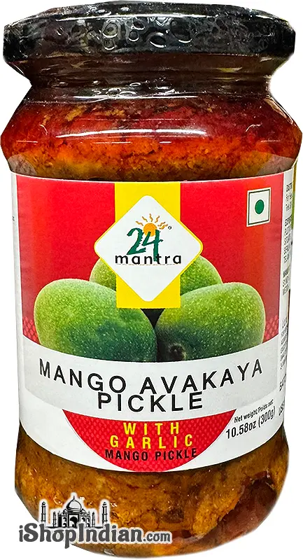 24 Mantra Mango Avakaya Pickle With Garlic