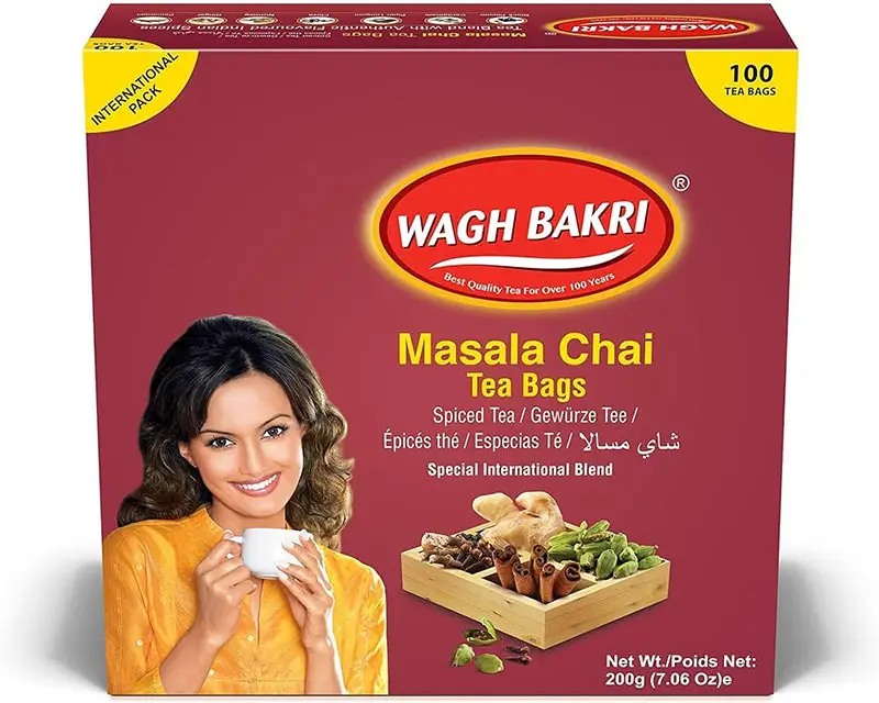 Wagh Bakri Masala Chai Tea Bags