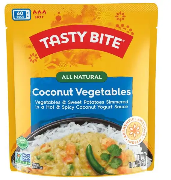 Tasty Bite Indian Coconut Vegetables   Hot And Spicy (Ready To Eat)