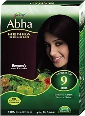 Godrej Abha Henna Color   Burgundy