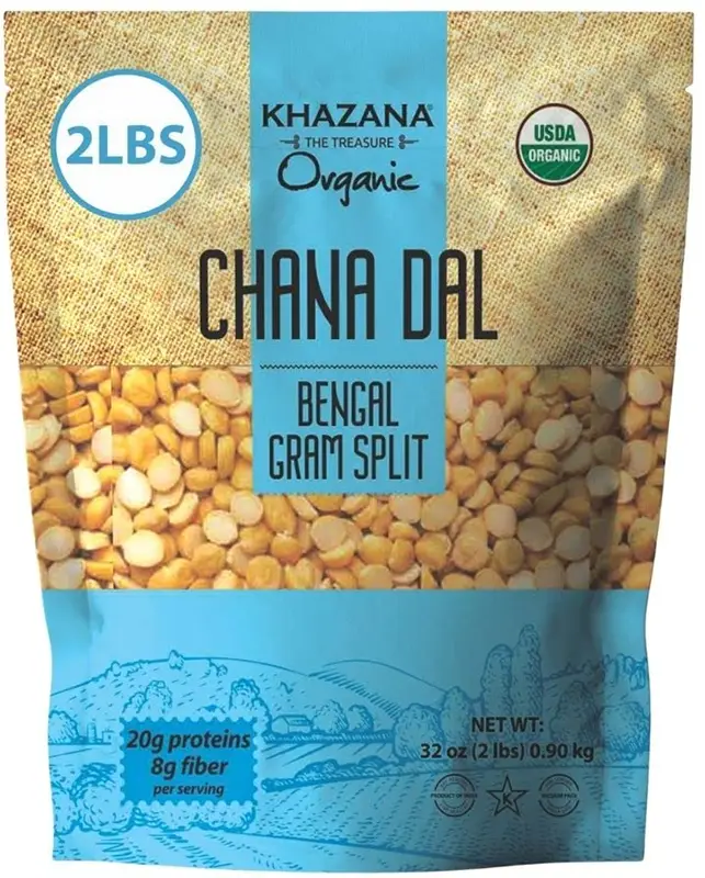 Khazana Organic Chana Dal (Bengal Gram Split)
