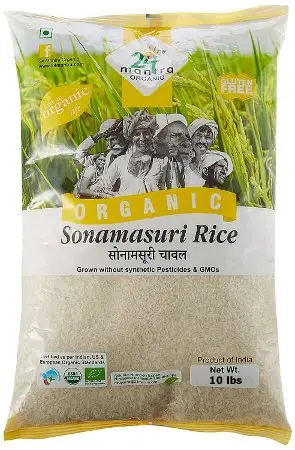 24 Mantra Organic Sona Masuri Rice   White   Polished