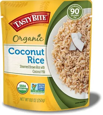 Tasty Bite Organic Coconut Rice (Ready To Eat)