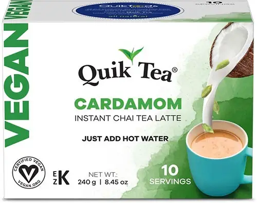 Quik Tea   Instant VEGAN Cardamom Chai