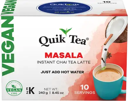 Quik Tea   Instant VEGAN Masala Chai
