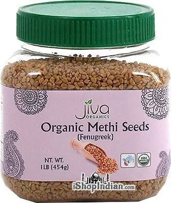Jiva Organics Methi Seeds (Fenugreek)