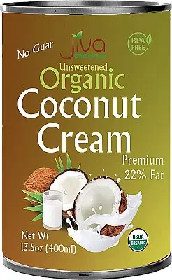 Jiva Organics Unsweetened Organic Coconut Cream