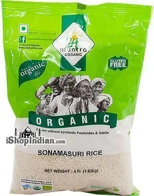 24 Mantra Organic Sona Masuri Rice   White   Polished