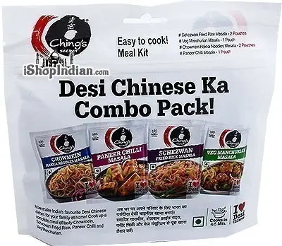 Ching's Secret Indian Chinese Spice Mix Variety Pack   Desi Chinese Ka Combo Pack
