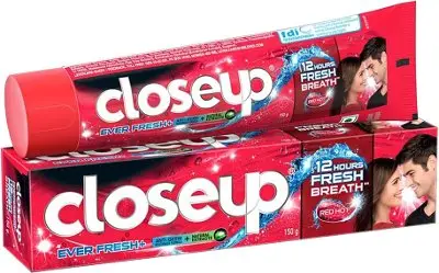 Closeup Toothpaste