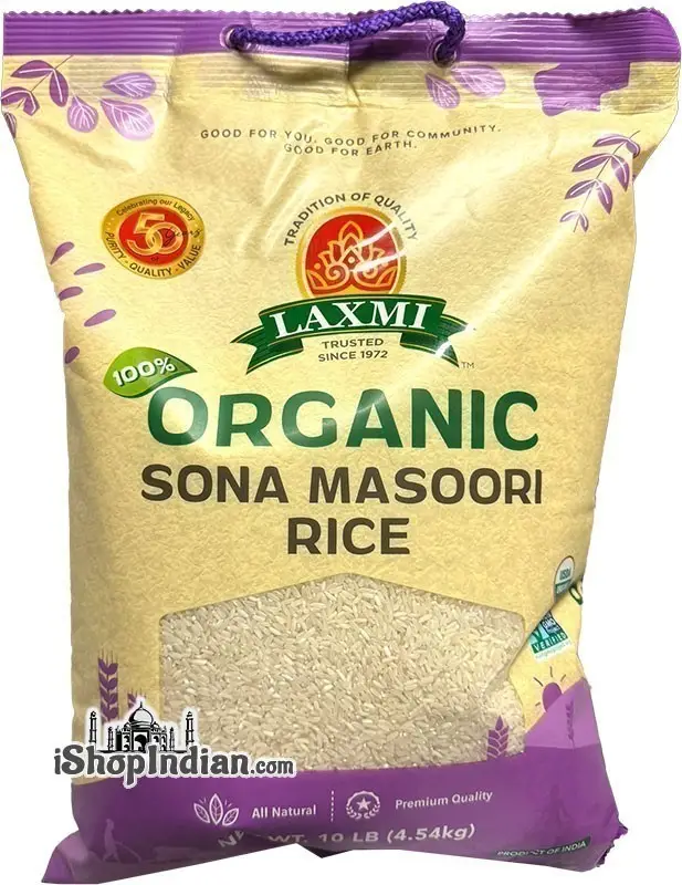 Laxmi Organic Sona Masoori Rice White
