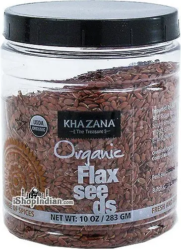 Khazana Organic Flax Seeds (Alsi Seeds)