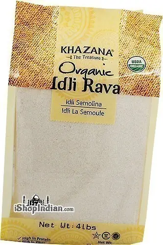 Khazana Organic Idli Rava (Cream Of Rice)