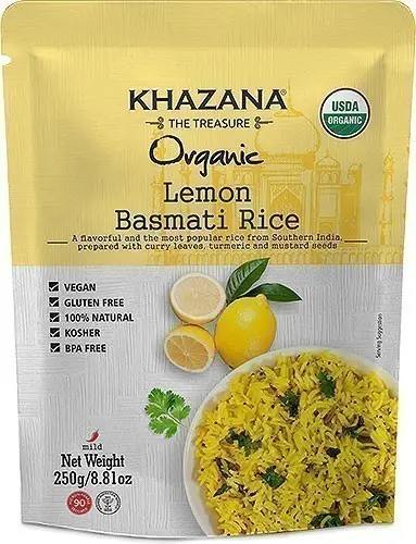 Khazana Organic Lemon Basmati Rice (Ready To Eat)