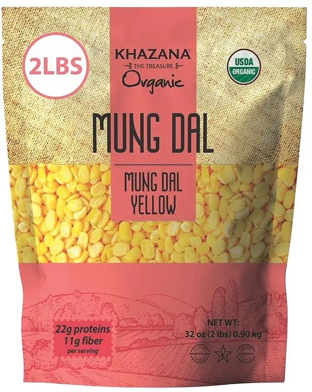 Khazana Organic Mung Dal (Green Gram Split)