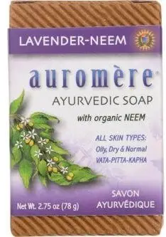 Auromere Ayurvedic Soap   Lavender Neem