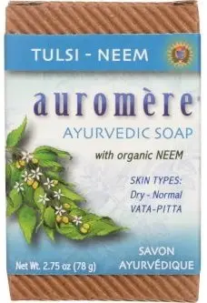 Auromere Ayurvedic Soap   Tulsi Neem