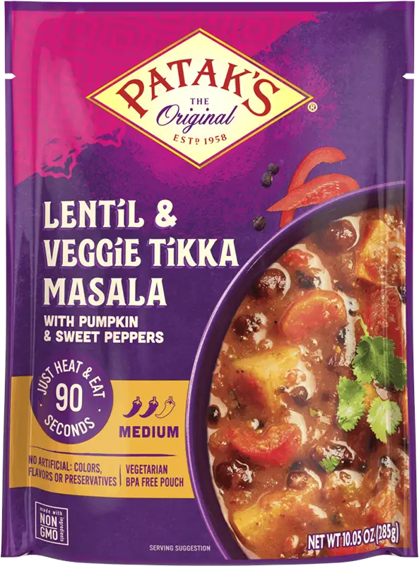 Patak's Lentil And Veggie Tikka Masala (Ready To Eat)